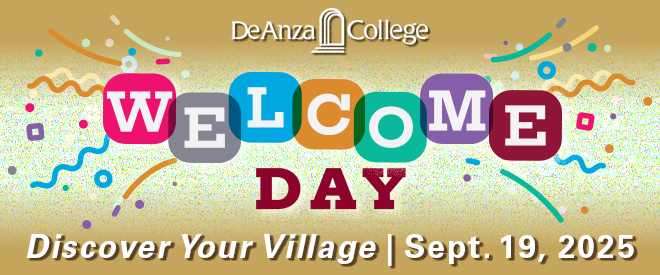 De Anza College Welcome Day | Discover Your Village | Sept. 19, 2025
