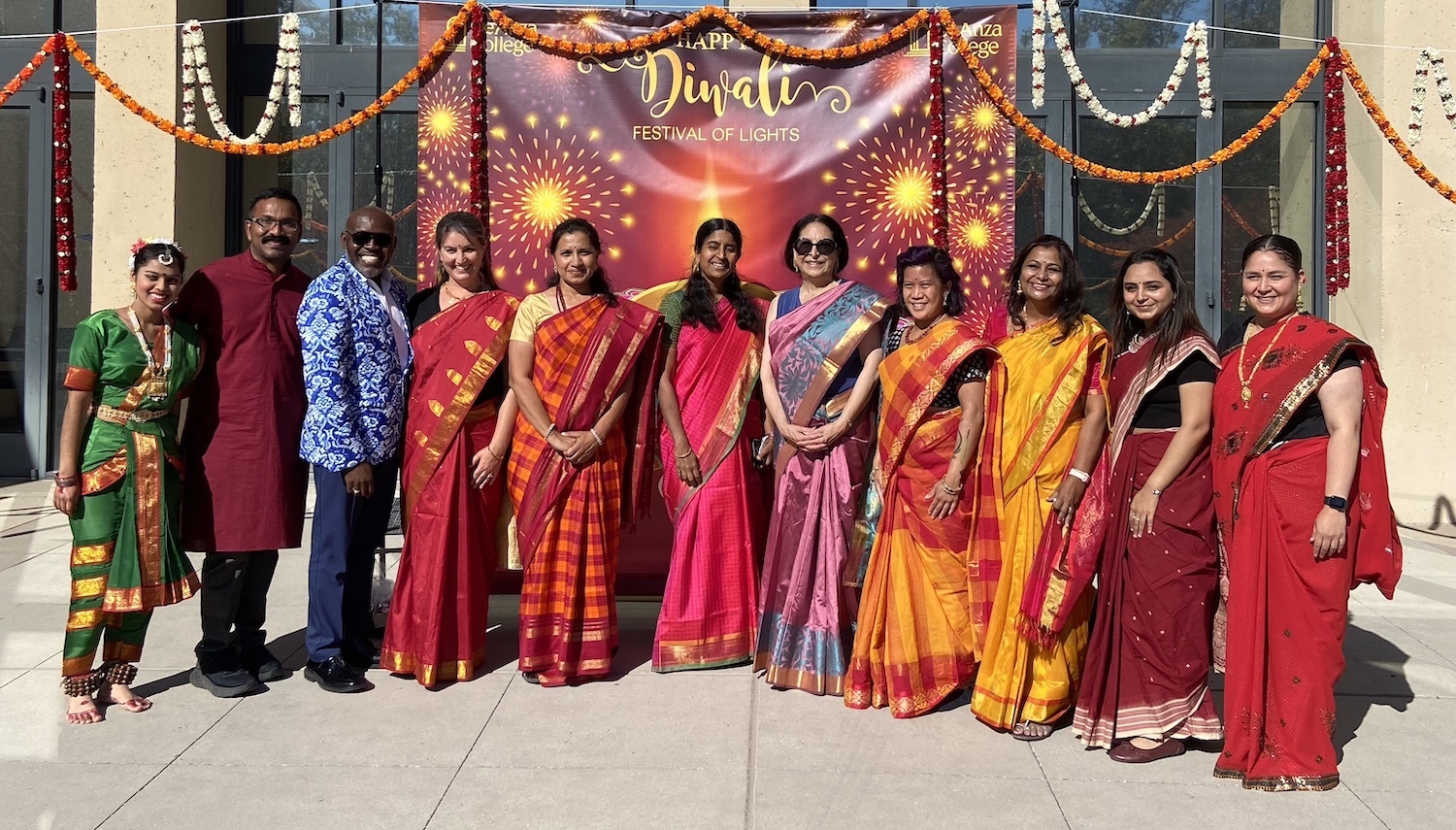 people in traditional Indian dress